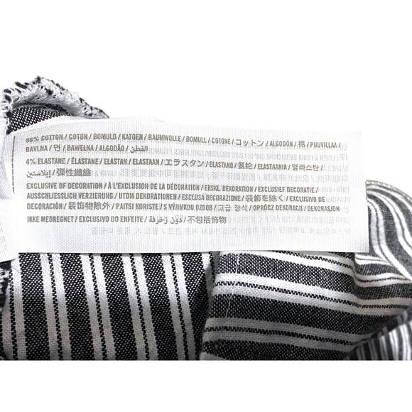 Hollister Ultra High Rise Striped A Line Mini Skirt Front Slits Pockets Womens S - Picture 7 of 7